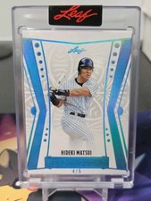 2025 Leaf Spectacular Blue HIDEKI MATSUI #4/5 NYY YANKEES