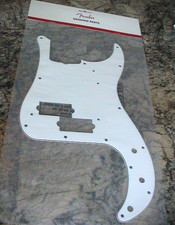 FENDER PRECISION BASS PICKGUARD 13 HOLE WHITE 3-PLY PART NUMBER 099-1361-000 NEW
