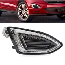 Right Side LED DRL Front Bumper Fog Light Lamp For Ford Edge 2015 2016 2017 2018