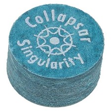 14mm Black Layer Pigskin Pool Cue Tips - 1 pc, Individual Packaging Hard