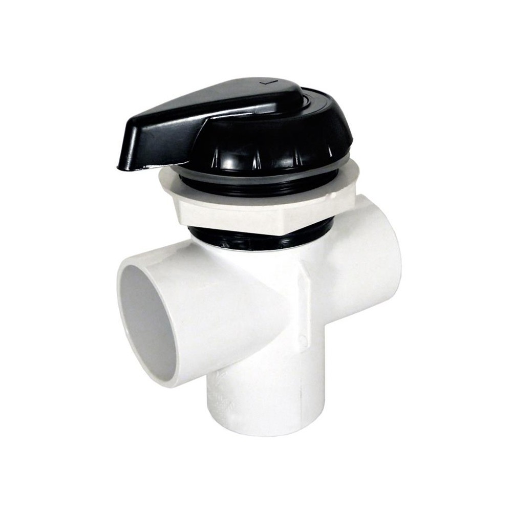 Waterway 600-3061B 2"" Top Access Diverter Valve - Black