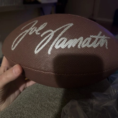 Joe Namath Signed Autographed Official Wilson NFL Football JETS W Namath holo