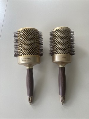 2 Haarbürsten Neuwertig Von Nano Thermic Ceramic+Ion  NT-82u.NT-64