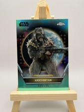 2024 Topps Chrome Star Wars Hyperspace Aqua Refractor /199 Krrsantan