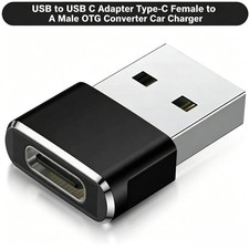 USB to USB C Adapter Type-C Female to A Male Fast Delivery