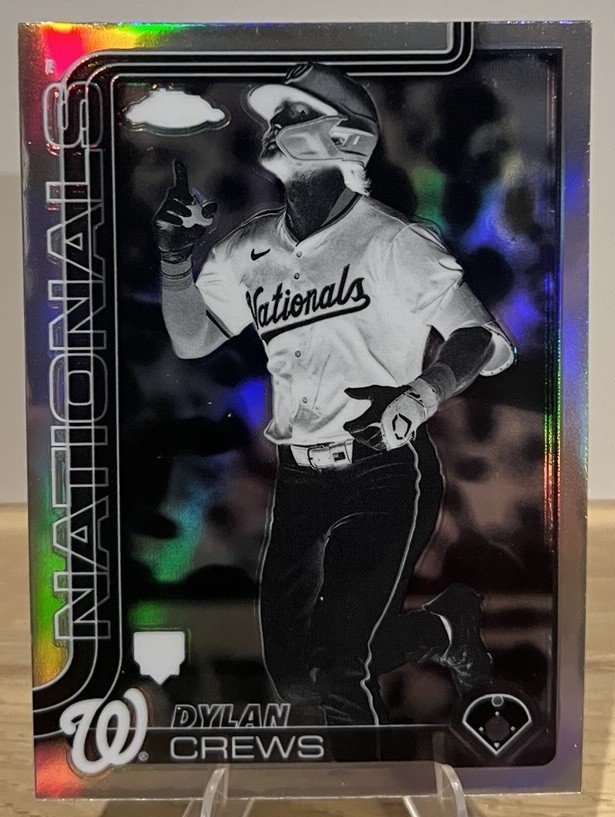 2025 Topps Chrome - Dylan Crews #146 Negative Refractor (RC)