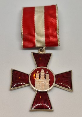 HANSEATENKREUZ ORDEN / HAMBURG 1914 - AN EINZELSPANGE - GUTER ZUSTAND - WKI