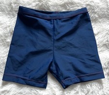 Quality Boys Matalan Navy Blue Red Swimming Trunks Shorts - 9-12 Months