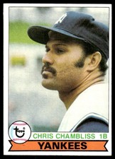 Chris Chambliss 1979 Topps Yankees #12 Yankees MLB READ FREE SHIP AutographDen