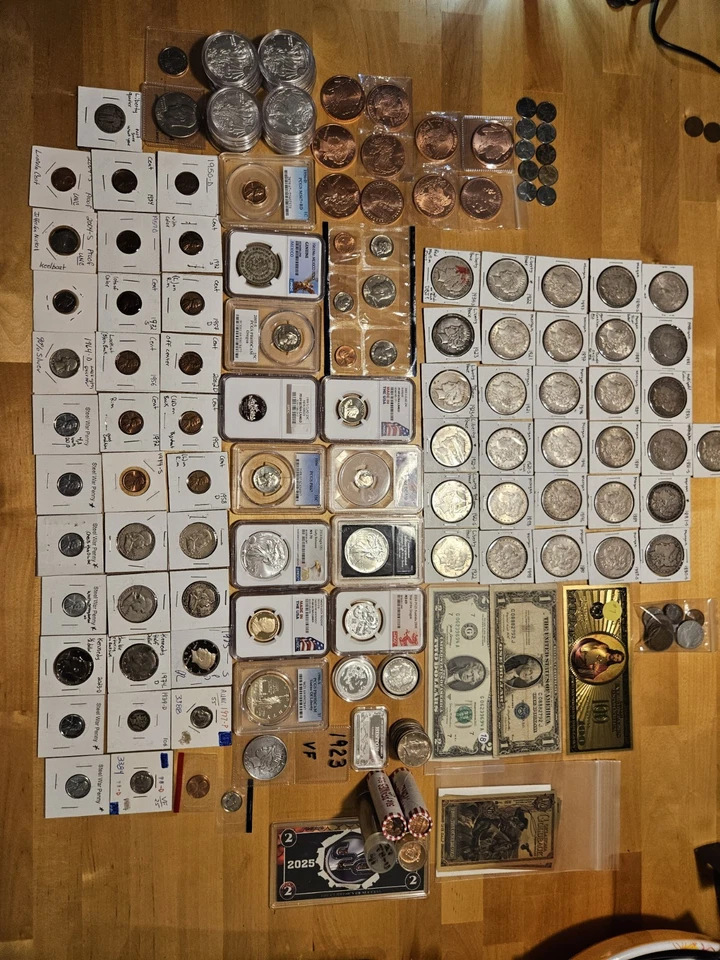 A Very Big Collection Of Mixed Coins Some Graded Some Not. Collected Over Time!! - Image 2 of 4