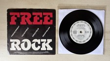 Free Rock Various Artists 7&rdquo; Vinyl 1985 CBS Records AE7-2182