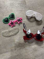 Novelty Party Sunglasses Lot LED Guitar Heart Star Shutter Glasses Costume