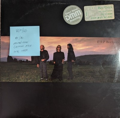 Bee Gees ESP Vinyl Record VG+/VG 25541 1987