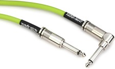 Ernie Ball Flex Instrument Cable - Green, 10 feet