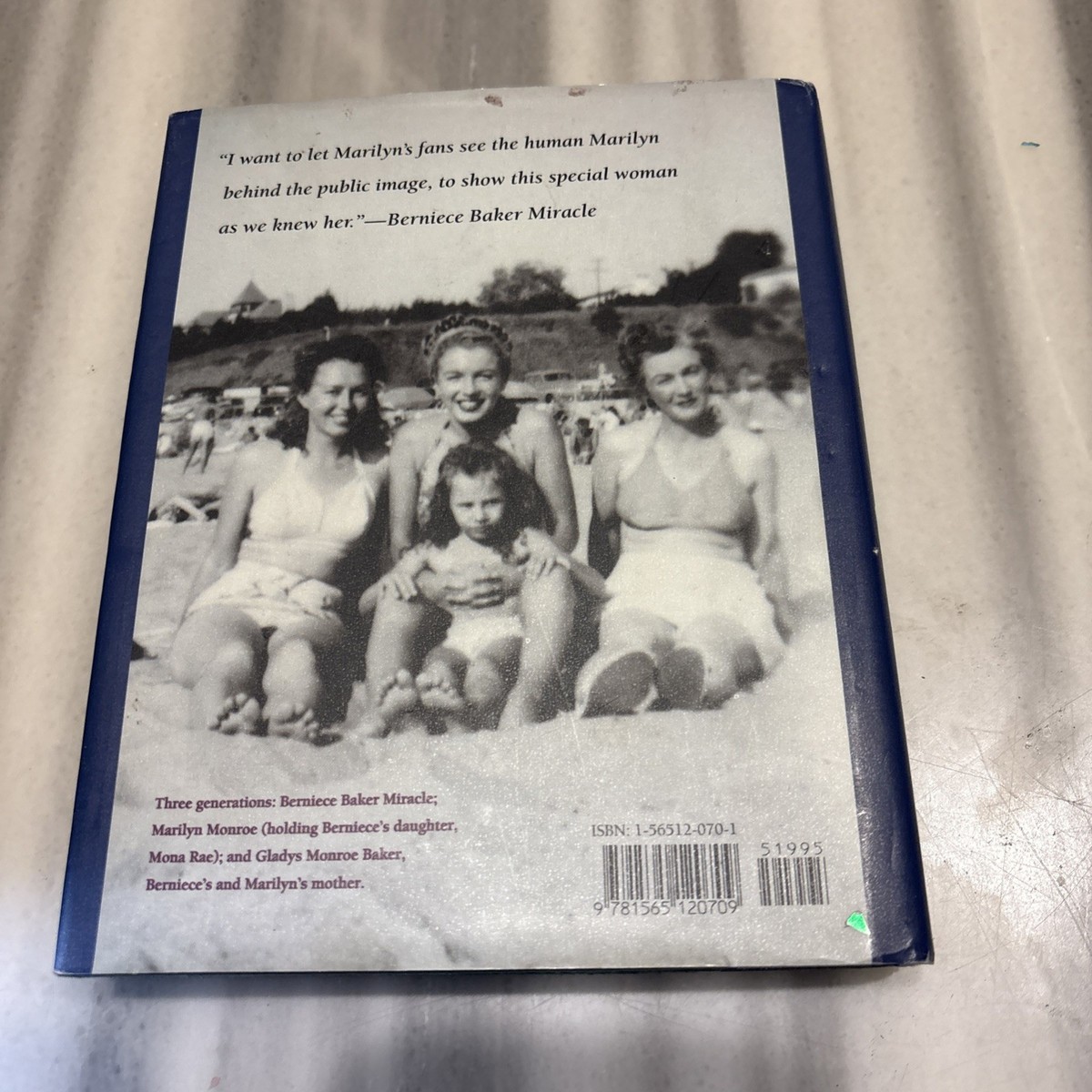My Sister Marilyn Memoir of Marilyn Monroe Mona Rae Miracle