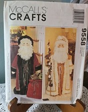 McCall's Sewing Pattern 9558 3' Santa