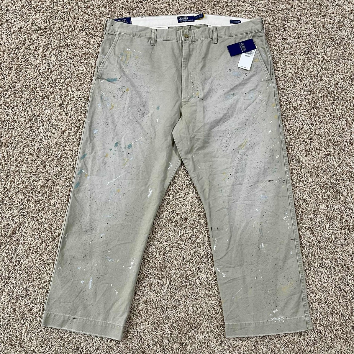 Polo Ralph Lauren Men's Salinger Straight Paint Splatter Chino