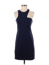 Halston Heritage Women Blue Cocktail Dress S