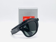 Ray-Ban RB4105 Wayfarer Folding 50mm Classic Unisex Sunglasses - Green G-15 Lens