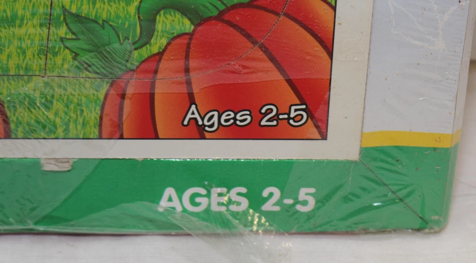 Barney on a Tractor Wooden Puzzle 10 pieces NEW - Image 3 of 3