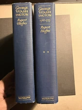"George Washington" by Robert Hughes, 2 Volumes, 1926, Good, William Morrow & Co