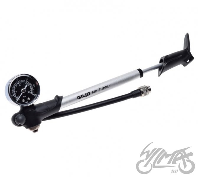 Gonfleur d'amortisseurs GIYO 300 PSI en aluminium pour vos sorties VTT enduro