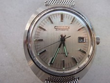 Vintage Herren Armbanduhr Citizen Automatik 21 Jewels Weißes Zifferblatt