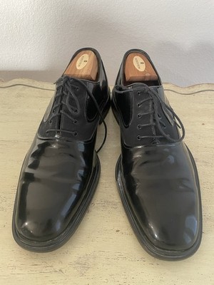 Mezlan tuxedo shoes Mezlan Zael Black Shimmer Lace Up Tuxedo Shoes – San Marko NY main image 3