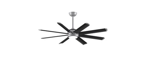 Fanimation Stellar Custom 1-Light 8-Blade Ceiling Fan Motor (Only) in Silver - Picture 2 of 2