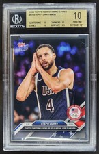 2024 Topps Now Olympic/Paralympic Games Steph Curry #27 BGS 10 USA PT