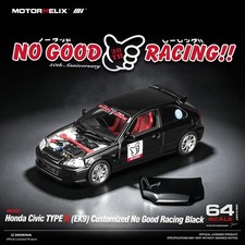 Motorhelix 164 Honda Civic Type R Ek9 No Good Racing Black