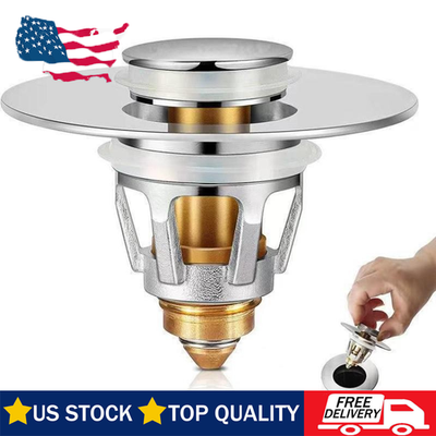 #ad Drain Magic Universal Sink Stopper Instantly Replace Broken Stoppers US Stock $5.00