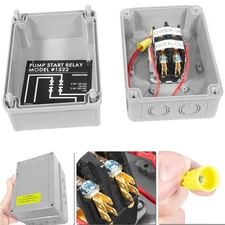 1522 Pump Start Relay for Irrigation Systems with Housing 3 HP 110V 220V 24V