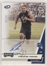 2020 Playoff Rookie Variations Variation 4th Down 1/10 Freddie Swain Auto 4l3