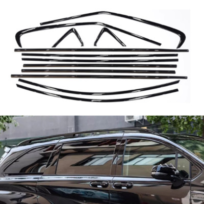 2021-25 For Toyota Sienna Black Titanium Window Frame cover Trim ...
