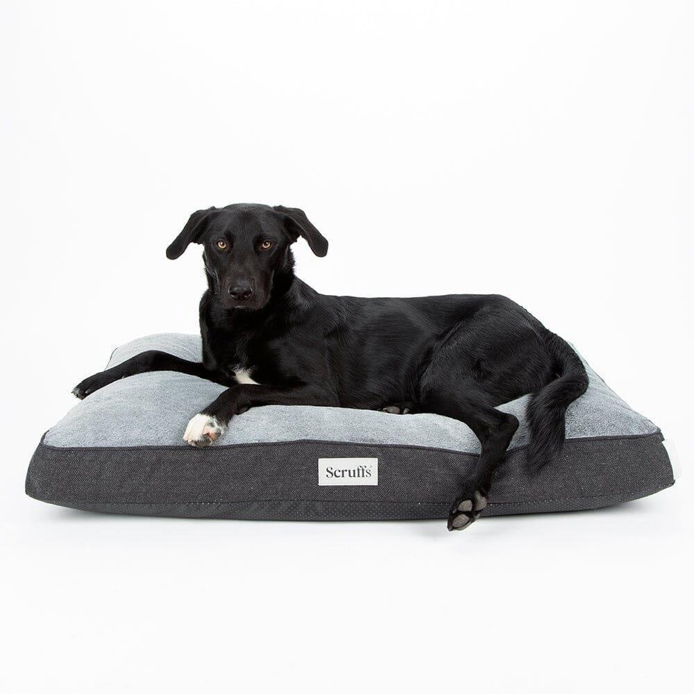 Large Dog Beds L Bed Memory Foam Mattress Washable Pet Puppy Soft Cushion Grey