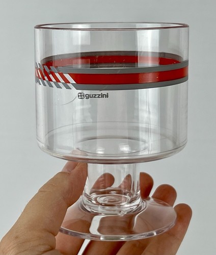 Vintage Guzzini Italy Drinking Tumblers Cups Lucite Acrylic Set x5 1980's Retro - Picture 6 of 12
