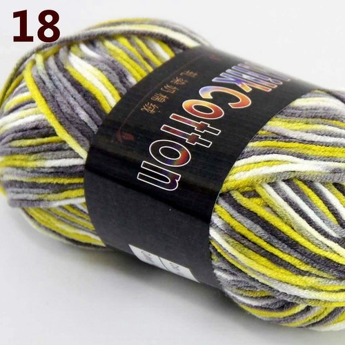 AIP New 3Skeinsx50g Soft DK Baby Cotton Crochet Yarn Hand Wool Scarf Knitting 18 - Picture 5 of 6