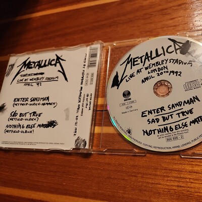 【限定証明書付】メタリカ　Live at wembley stadium CD Metallica Nothing Else Matters Live At Wembley Stadium