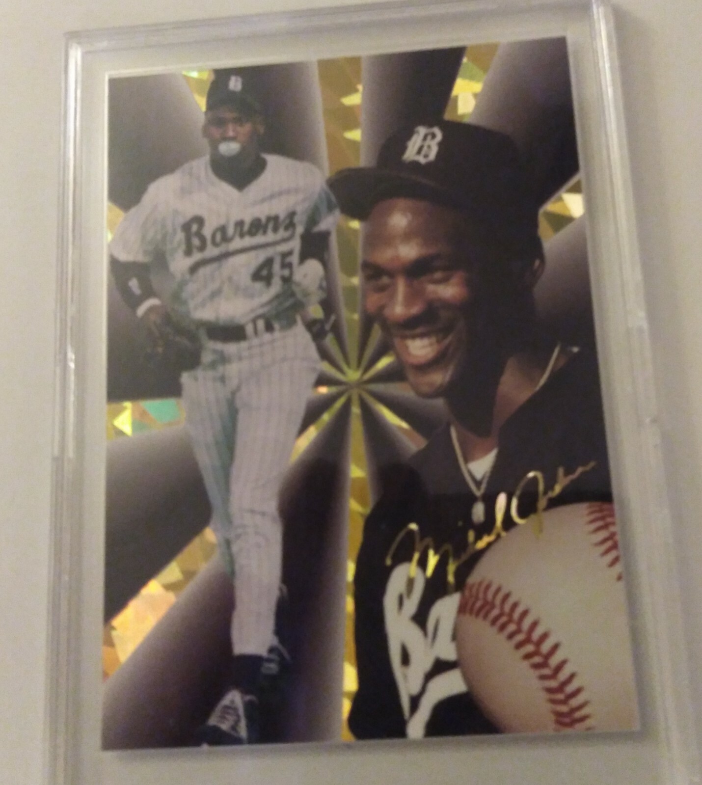 94/95 Sports Stars USA Michael Jordan Minor League Baseball Card 1 Of