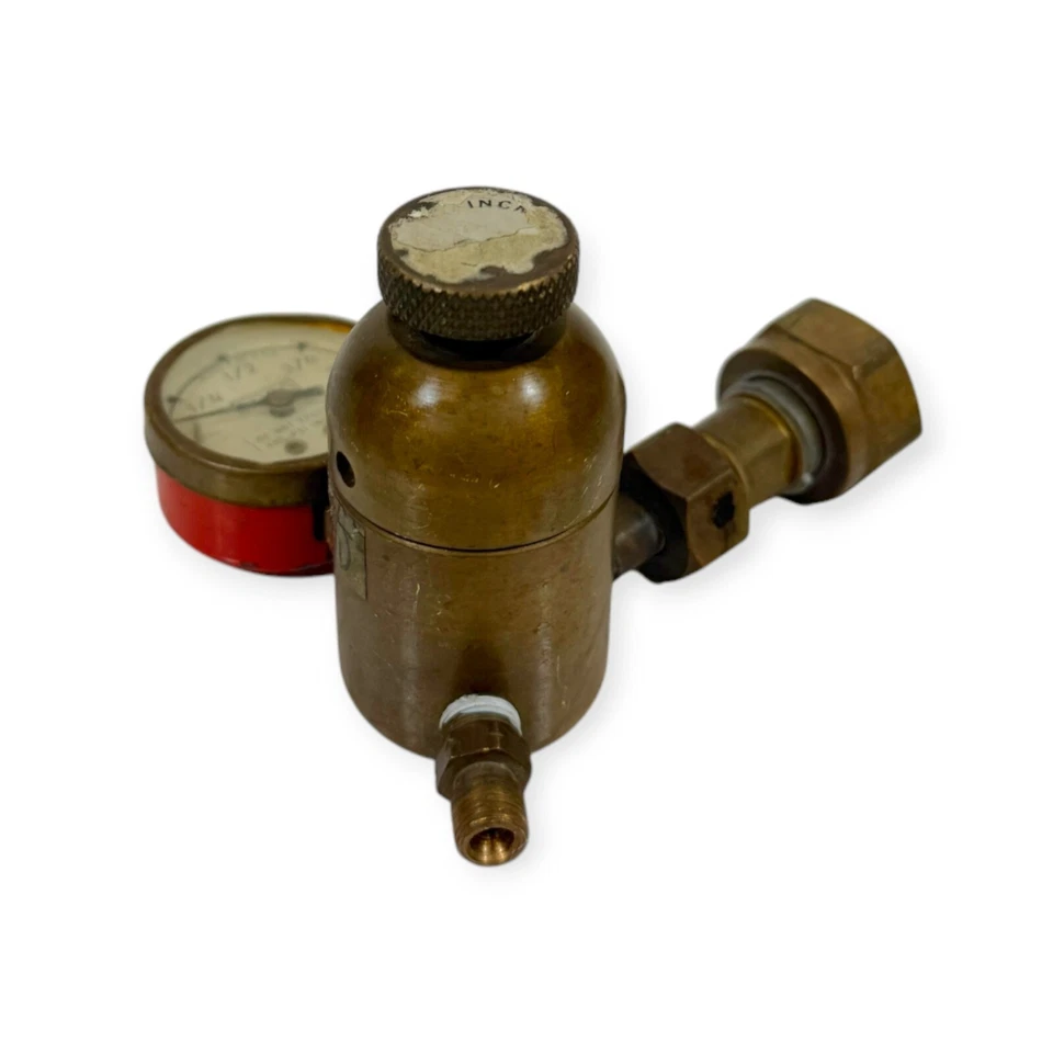 Regulador de gas comprimido Goss CGA 520 221-R K3 EA20 con medidor, hecho en EE. UU. Foto 2 de 4