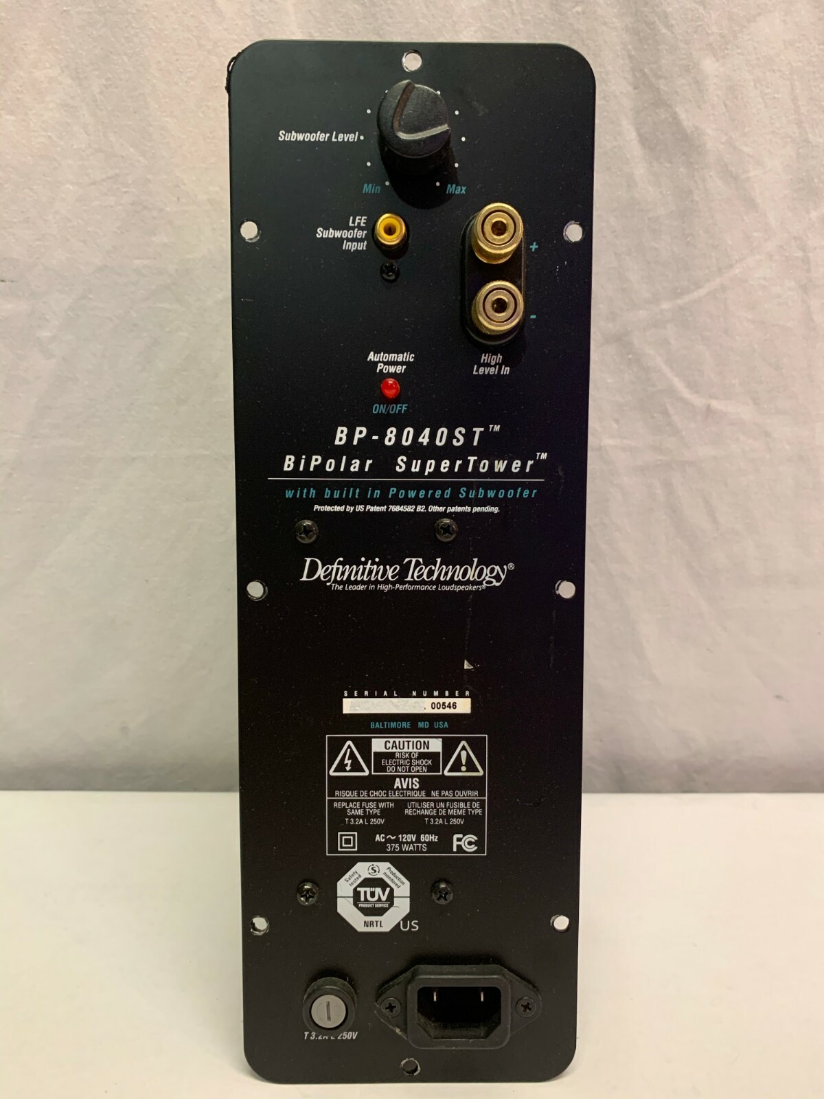 definitive technology bp8040st