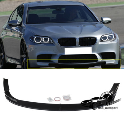 Gloss Black 3D Style Front Bumper Lip Spoiler Splitter for BMW F10 M5 2011-2016
