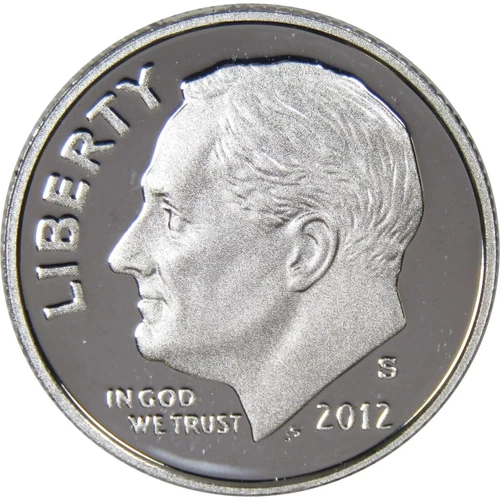 2012 S Roosevelt Dime Proof 90% Silver Gem Deep Cameo US 10c Coin