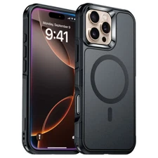 For iPhone 16 Pro Max/Plus/16e MagSafe Case Heavy Duty Shockproof Rugged Cover