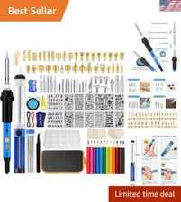 116pcs Professional Wood Burning Kit for Beginners to Experts - Adjustable Temp