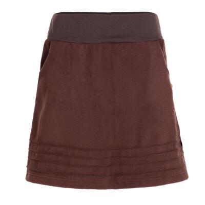 Vishes - Thermorock warmer Damen Winterrock kurz Minirock aus ECO-Fleece