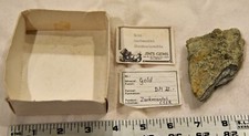 Native Gold specimen from Zuckmantel Czechoslovakia area