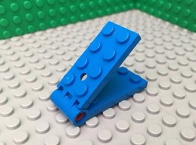 LEGO 1X Hinge Plate 2 x 4 - Blue - Classic Space - 920, 483, 6970, 6983, 6971