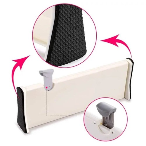 4 Pcs Adjustable Drawer Divider Organizer Separator For Kitchen Dresser Office - Picture 5 of 6
